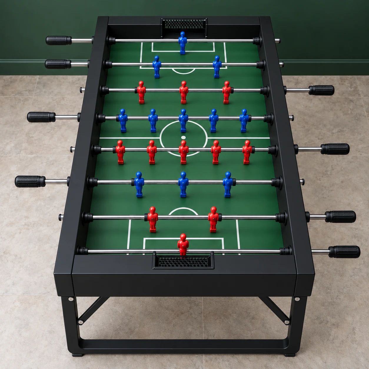 Folding-Leg Football Table